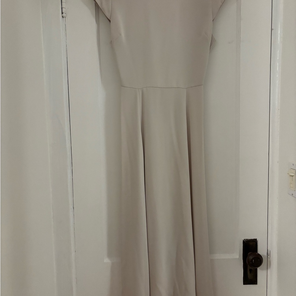Babaton Cream Midi Dress - Cap Sleeve